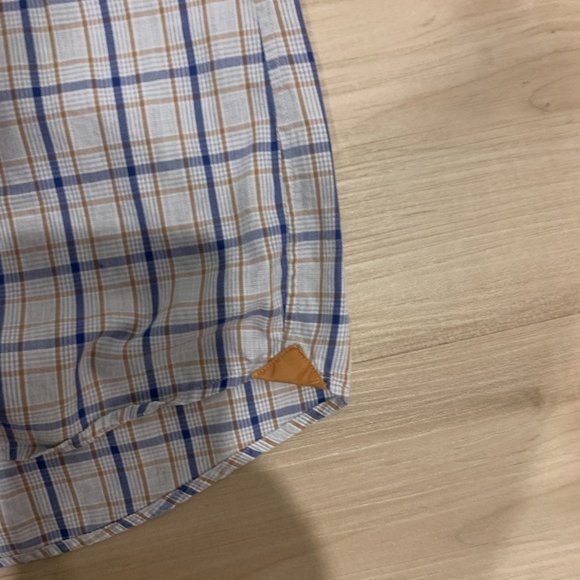 Stefano Barbera Size M Long Sleeve Dress Shirt Made In Italy Plaid - Picture 7 of 9